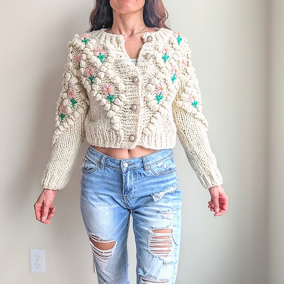 Sadie & Sage Chunky Knitted Cardigan - Picture 1 of 10